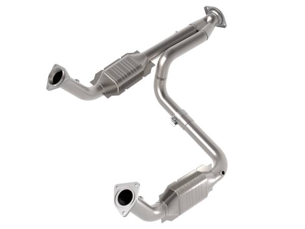 aFe Power - aFe POWER Direct Fit 409 Stainless Steel Catalytic Converter GM Trucks/SUV's 99-07 V6-4.3L/V8-4.8/5.3L (GMT800) - 47-44001 - Image 1