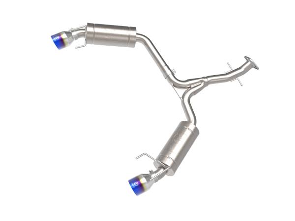 aFe Power - aFe Power Takeda 2-1/2 IN 304 Stainless Steel Axle-Back Exhaust System w/ Blue Tip Lexus IS250/IS350 06-13 V6-2.5L/3.5L - 49-36055-L - Image 1