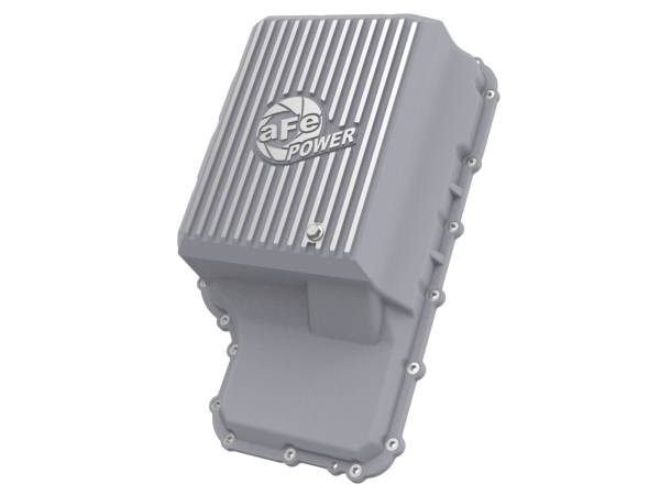 aFe Power - aFe POWER Street Series Transmission Pan Raw w/ Machined Fins Ford Trucks 20-23 (10R140 Transmission) - 46-71220A - Image 1
