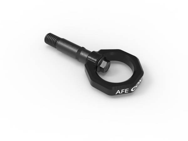 aFe Power - aFe CONTROL Rear Tow Hook Black Toyota GR Supra (A90) 20-23 L4-2.0L (t)/L6-3.0L (t) - 450-721002-B - Image 1