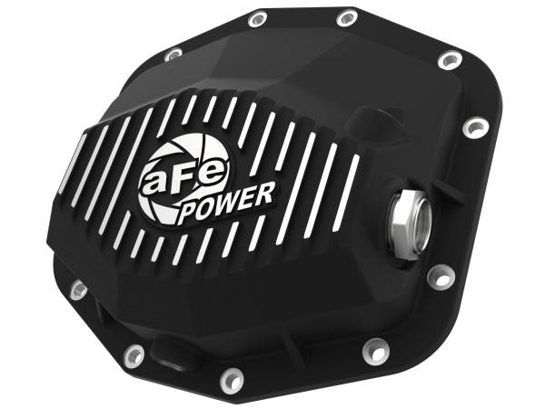 aFe Power - aFe Power Pro Series Rear Differential Cover Black w/ Machined Fins RAM 1500 TRX 21-23 V8-6.2L (sc) - 46-71280B - Image 1