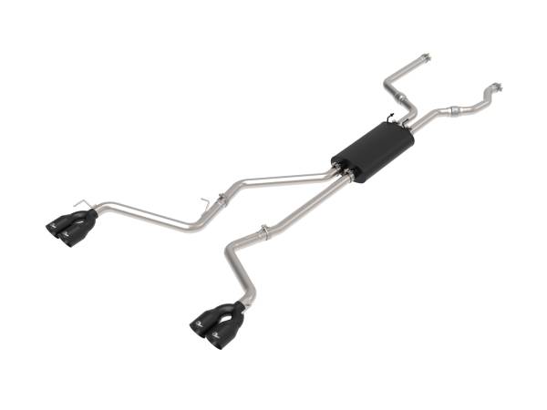 aFe Power - aFe Power MACH Force-Xp 304 Stainless Steel Cat-Back Exhaust System w/ Black Tip Ford Explorer ST 20-23 V6-3.0L (tt) - 49-33139-B - Image 1