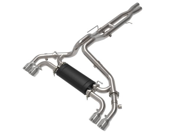aFe Power - aFe Power Vulcan Series 2-1/2 IN to 3 IN Stainless Steel Cat-Back Exhaust System Polished Jeep Wrangler 392 21-23 V8-6.4L - 49-38098-P - Image 1