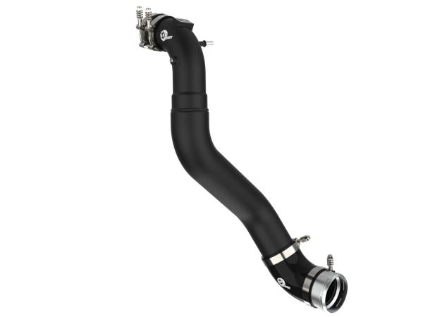 aFe Power - aFe Power BladeRunner 3 IN Aluminum Cold Charge Pipe Black Ford F-150/Raptor 21-22 V6-3.5L (tt) - 46-20519-B - Image 1