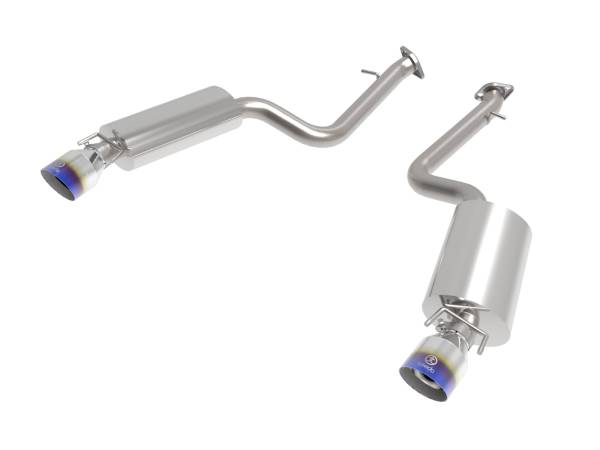 aFe Power - aFe Power Takeda 2-1/2 IN 304 Stainless Steel Axle-Back Exhaust System w/ Blue Tip Lexus IS350 14-23 V6-3.5L - 49-36060-L - Image 1