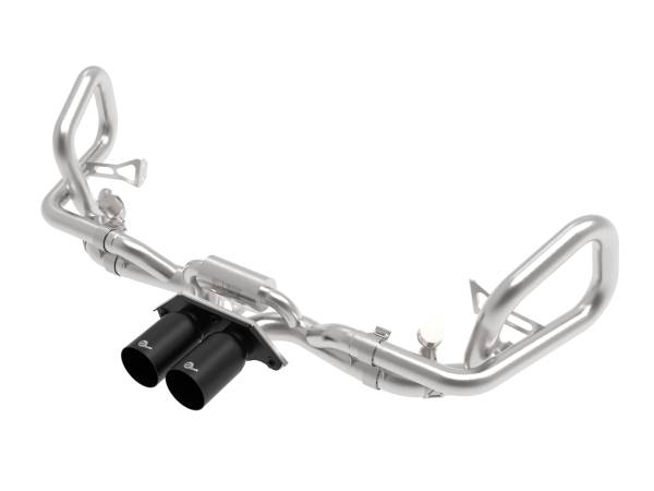 aFe Power - aFe Power MACH Force-Xp 2-1/2 IN 304 Stainless Steel Cat-Back Exhaust System w/ Black Tips Porsche 911 GT3 14-19 H6-3.8/4.0L - 49-36450-B - Image 1