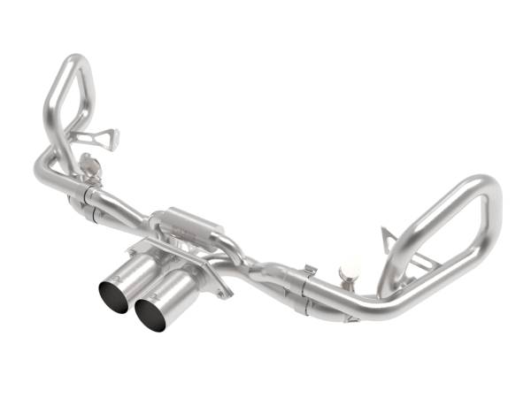 aFe Power - aFe Power MACH Force-Xp 2-1/2 IN 304 Stainless Steel Cat-Back Exhaust w/ Brushed Tip Porsche 911 GT3 14-19 H6-3.8/4.0L - 49-36450-H - Image 1