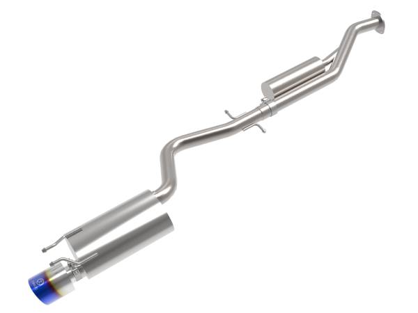 aFe Power - aFe Power Takeda 2-1/2 IN 304 Stainless Steel Cat-Back Exhaust System w/ Blue Tip Lexus IS300 01-05 L6-3.0L - 49-36058-L - Image 1