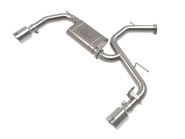 aFe Power - aFe Power Takeda 3 IN 304 Stainless Steel Axle-Back Exhaust w/ Polished Tips Hyundai Elantra N 22-23 L4-2.0L (t) - 49-37027-P - Image 1