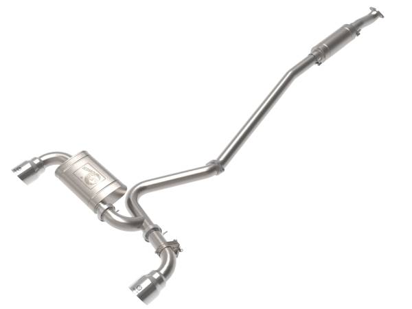 aFe Power - aFe Power Takeda 3 IN 304 Stainless Steel Cat-Back Exhaust w/ Polished Tips Hyundai Kona N 22-23 L4-2.0L (t) - 49-37033-P - Image 1