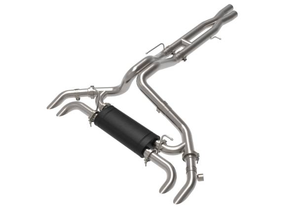 aFe Power - aFe Power Vulcan Series 2-1/2 IN to 3 IN Stainless Steel Cat-Back Exhaust System Jeep Wrangler 392 21-22 V8-6.4L - 49-38101 - Image 1