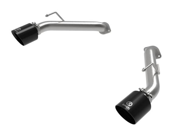 aFe Power - aFe Power Takeda 2-1/2 IN 304 Stainless Steel Axle-Back Exhaust System w/ Black Tips Nissan Z 2023 V6-3.0L (tt) - 49-36137-B - Image 1