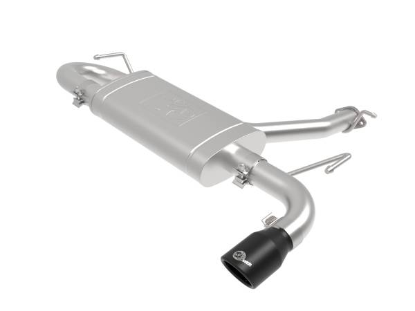 aFe Power - aFe Power Takeda 2-1/2 IN 304 Stainless Steel Axle-Back Exhaust System w/ Black Tips Hyundai Kona 18-23 L4-1.6L (t) - 49-37017-B - Image 1