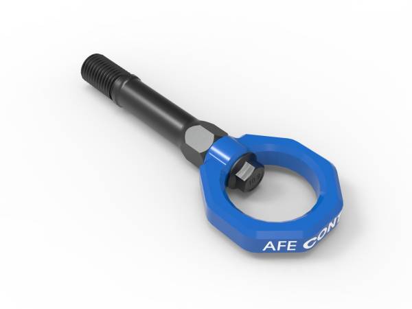 aFe Power - aFe CONTROL Front Tow Hook Blue Nissan Z 2023 V6-3.0L (tt) - 450-712001-L - Image 1
