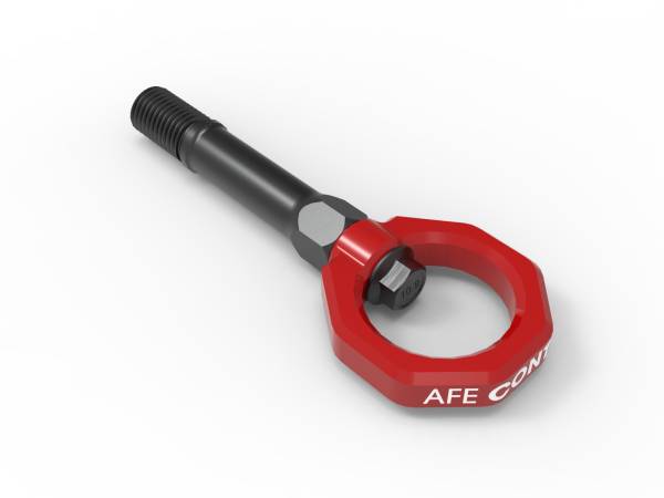 aFe Power - aFe CONTROL Front Tow Hook Red Nissan Z 2023 V6-3.0L (tt) - 450-712001-R - Image 1