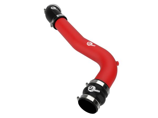 aFe Power - aFe Power BladeRunner 2-3/4 IN Aluminum Cold Charge Pipe Red Ford Explorer ST 20-23 V6-3.0L (tt) - 46-20659-R - Image 1