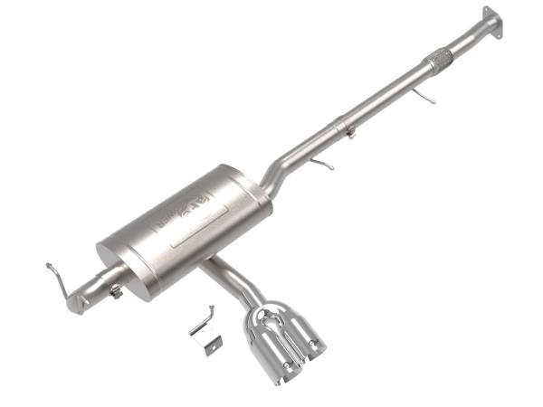 aFe Power - aFe Power Rebel Series 3 IN 304 Stainless Steel Cat-Back Exhaust System w/Polished Tip GM Colorado/Canyon 23-24 L4-2.7L (t) - 49-34142-P - Image 1