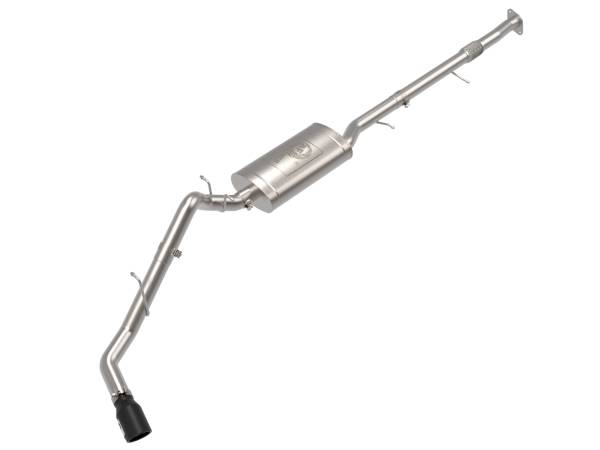 aFe Power - aFe Power Apollo GT Series 3 IN 409 Stainless Steel Cat-Back Exhaust System w/ Black Tip GM Colorado/Canyon 23-24 L4-2.7L (t) - 49-44141-B - Image 1