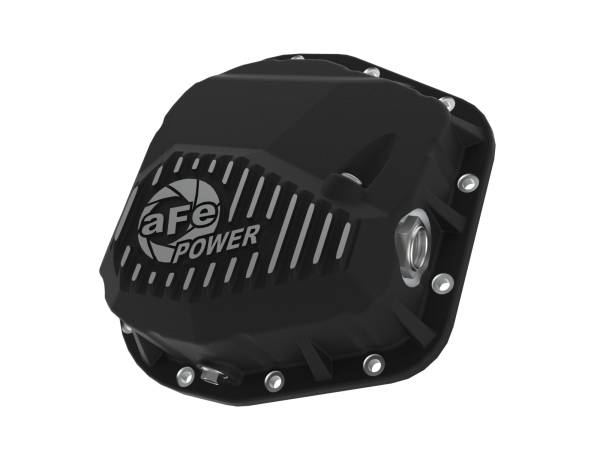 aFe Power - aFe Power Pro Series Rear Differential Cover Black w/ Machined Fins Ford F-150/Raptor 97-23 (9.75-12) - 46-71320B - Image 1