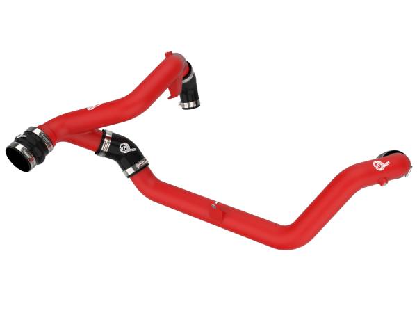 aFe Power - aFe Power BladeRunner 2-1/4 IN Aluminum Hot Charge Pipe Red Ford Explorer ST 22-23 V6-3.0L (tt) - 46-20678-R - Image 1