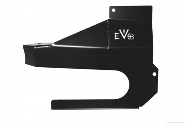 EVO Manufacturing - Jeep JL 3.6L Protek Exhaust Loop Skid 18-Present Wrangler JL Black EVO Manufacturing - Image 1