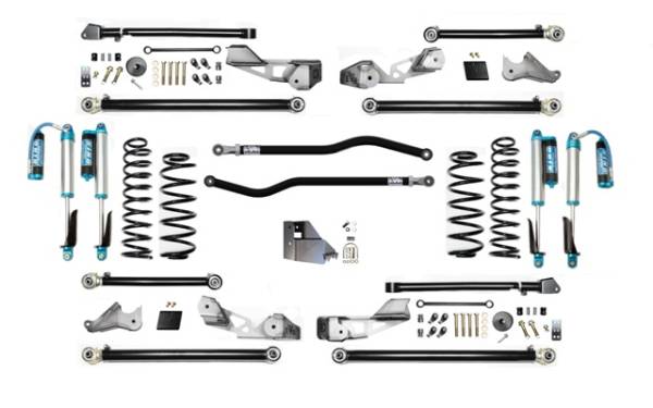 EVO Manufacturing - Jeep Wrangler JLU 4.5 Inch JLU High Clearance Plus Long Arm with EVO SPEC King 2.5 Inch Shocks EVO Mfg - Image 1