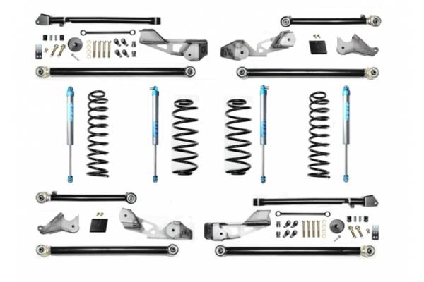 EVO Manufacturing - Jeep Wrangler JLU 2.5 Inch High Clearance Long Arm w/EVO SPEC King 2.0 Inch Shocks EVO Manufacturing - Image 1