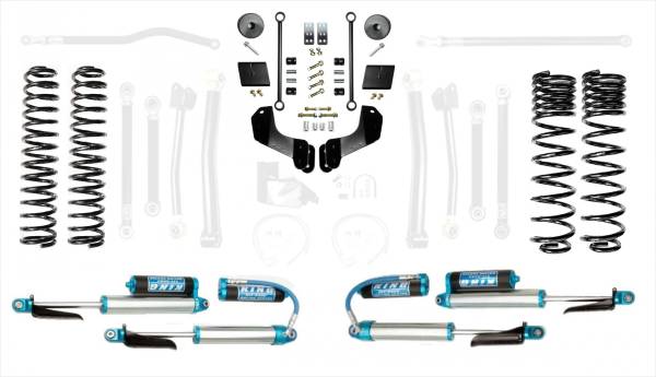 EVO Manufacturing - Jeep Gladiator JT Diesel 2.5 Inch Enforcer Overland Lift Stage 1 W/ EVO SPEC 2.5 Inch King Shocks with Adjusters EVO Manufacturing - Image 1