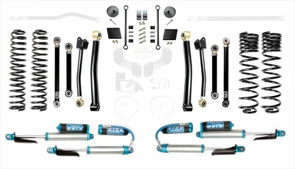 EVO Manufacturing - Jeep Gladiator JT 2.5 Inch Heavy Duty Enforcer Lift Stage 4 w/ EVO SPEC 2.5 Inch King Shocks with Adjusters EVO Manufacturing - Image 1