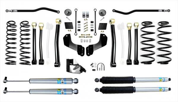EVO Manufacturing - Jeep Wrangler JL 4.5 Inch Heavy Duty Enforcer Overland Lift Stage 4 Plus with Bilstein Shocks EVO Manufacturing - Image 1