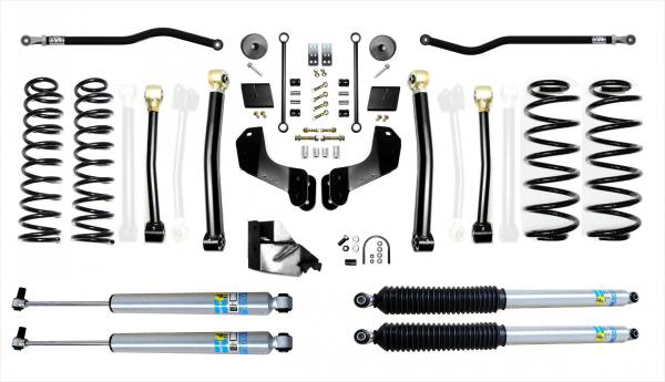 EVO Manufacturing - Jeep Wrangler JL 4.5 Inch Heavy Duty Enforcer Overland Lift Stage 3 Plus with Bilstein Shocks EVO Manufacturing - Image 1