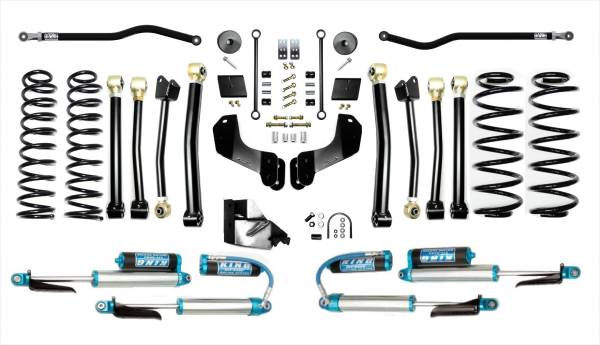 EVO Manufacturing - Jeep Wrangler JL 3.5 Inch Enforcer Overland Lift Stage 4 Plus w/EVO SPEC King 2.5 Inch Shocks with Adjusters EVO Manufacturing - Image 1