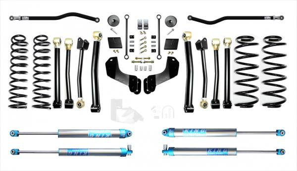 EVO Manufacturing - Jeep Wrangler JL 2.5 Inch Heavy Duty Enforcer Overland Lift Stage 4 Plus with EVO SPEC King 2.0 Inch Shocks EVO Manufacturing - Image 1