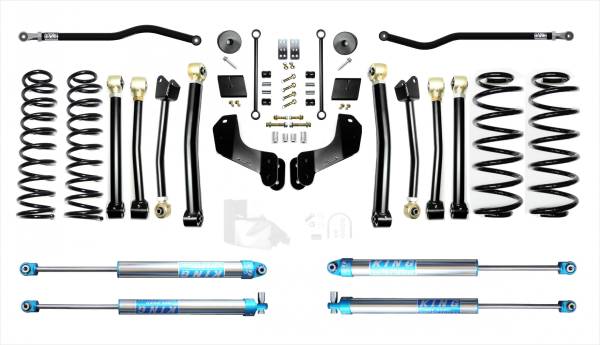 EVO Manufacturing - Jeep Wrangler JL 2.5 Inch Diesel Enforcer Overland Lift Stage 4 Plus with EVO SPEC King 2.0 Inch Shocks EVO Manufacturing - Image 1