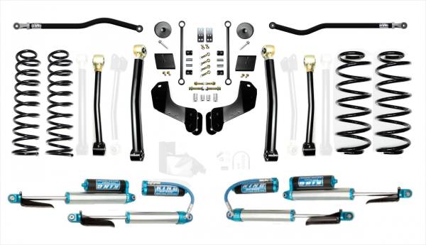 EVO Manufacturing - Jeep Wrangler JL 2.5 Inch Heavy Duty Enforcer Overland Lift Stage 3 Plus with EVO SPEC King 2.5 Inch Shocks with Adjusters EVO Manufacturing - Image 1