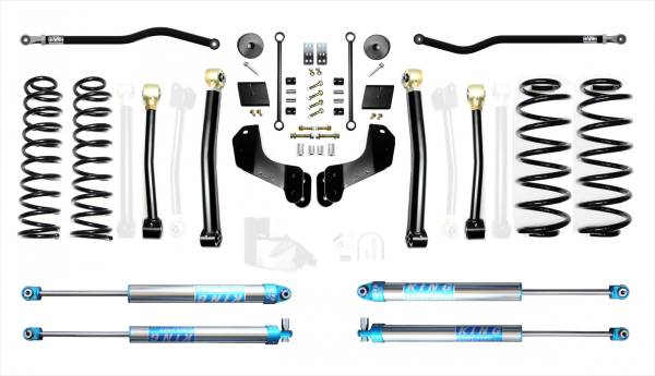 EVO Manufacturing - Jeep Wrangler JL 2.5 Inch Heavy Duty Enforcer Overland Lift Stage 3 Plus with EVO SPEC King 2.0 Inch Shocks EVO Manufacturing - Image 1