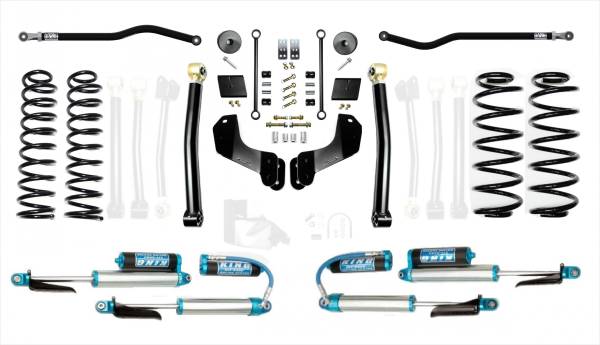 EVO Manufacturing - Jeep Wrangler JL 2.5 Inch Enforcer Overland Lift Stage 2 Plus with EVO SPEC King 2.5 Inch Shocks with Adjusters EVO Manufacturing - Image 1