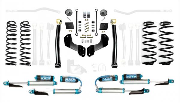 EVO Manufacturing - Jeep Wrangler JL 2.5 Inch Enforcer Overland Lift Stage 2 with EVO SPEC King 2.5 Inch Shocks with Adjusters EVO Manufacturing - Image 1