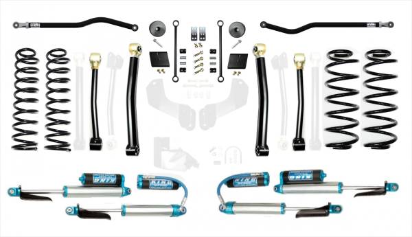 EVO Manufacturing - Jeep Wrangler JL 2.5 Inch Enforcer Lift Stage 3 Plus with EVO SPEC King 2.5 Inch Shocks with Adjusters EVO Manufacturing - Image 1