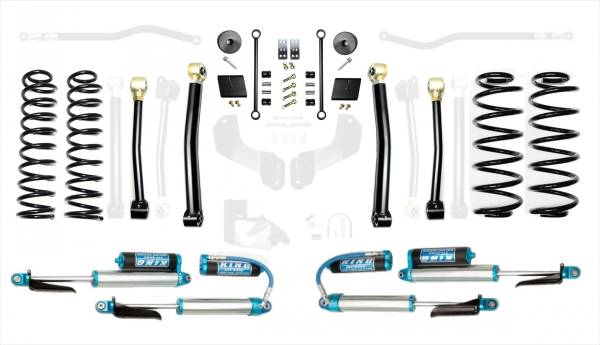 EVO Manufacturing - Jeep Wrangler JL 2.5 Inch Enforcer Lift Stage 3 with EVO SPEC King 2.5 Inch Shocks with Adjusters EVO Manufacturing - Image 1