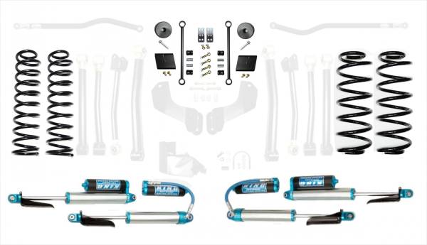 EVO Manufacturing - Jeep Wrangler JL 2.5 Inch Enforcer Lift Stage 1 with EVO SPEC King 2.5 Inch Shocks with Adjusters EVO Manufacturing - Image 1