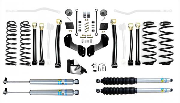 EVO Manufacturing - 18-Present Jeep Wrangler JL 4.5 Inch Enforcer Overland 4XE Lift Stage 4 with Bilstein Shocks EVO Manufacturing - Image 1