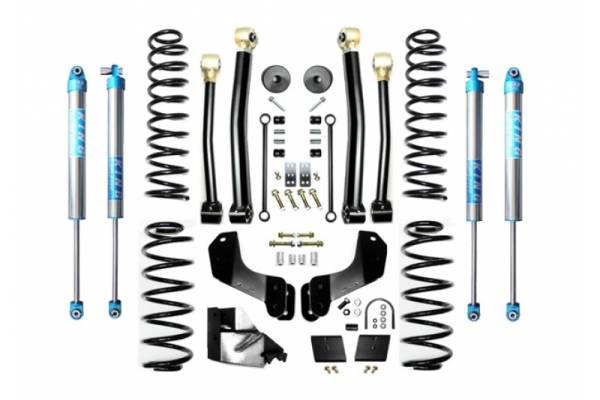 EVO Manufacturing - 18-Present Jeep Wrangler JL 4.5 Inch Enforcer Overland 4XE Lift Stage 3 w/ EVO SPEC King 2.0 Shocks EVO Manufacturing - Image 1