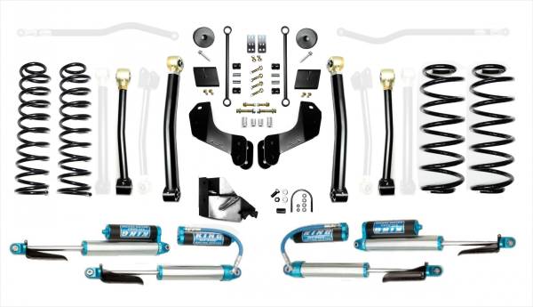 EVO Manufacturing - 18-Present Jeep Wrangler JL 4.5 Inch Enforcer Overland 4XE Lift Stage 3 w/ EVO SPEC King 2.5 Shocks EVO Manufacturing - Image 1