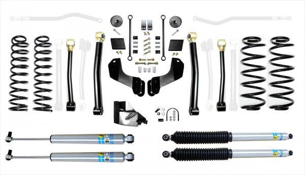 EVO Manufacturing - 18-Present Jeep Wrangler JL 4.5 Inch Enforcer Overland 4XE Lift Stage 3 with Bilstein Shocks EVO Manufacturing - Image 1