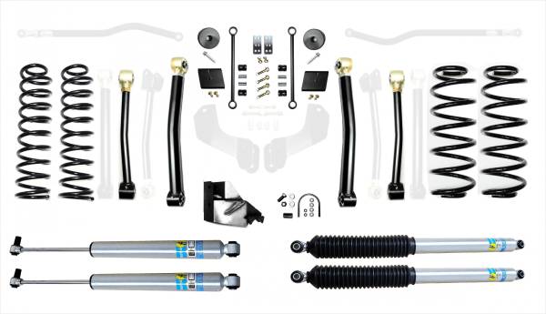 EVO Manufacturing - 18-Present Jeep Wrangler JL 4.5 Inch Enforcer 4XE Lift Stage 3 w/ Bilstein Shocks EVO Manufacturing - Image 1