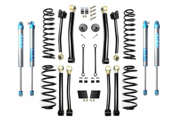 EVO Manufacturing - 18-Present Jeep Wrangler JL 2.5 Inch Enforcer 4XE Lift Stage 4 with EVO SPEC King 2.0 Shocks EVO Manufacturing - Image 1
