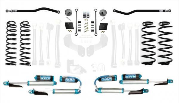 EVO Manufacturing - 18-Present Jeep Wrangler JL 2.5 Inch Enforcer 4XE Lift Stage 1 Plus with EVO SPEC King 2.5 Shocks with Adjusters EVO Manufacturing - Image 1