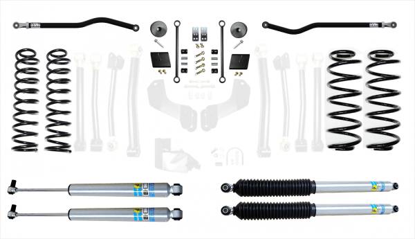 EVO Manufacturing - 18-Present Jeep Wrangler JL 2.5 Inch Enforcer 4XE Lift Stage 1 Plus with Bilstein Shocks EVO Manufacturing - Image 1