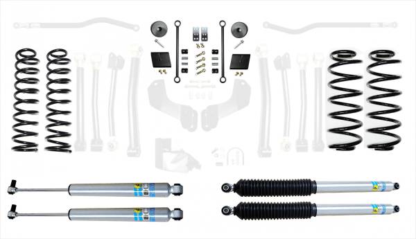 EVO Manufacturing - 18-Present Jeep Wrangler JL 2.5 Inch Enforcer 4XE Lift Stage 1 with Bilstein Shocks EVO Manufacturing - Image 1